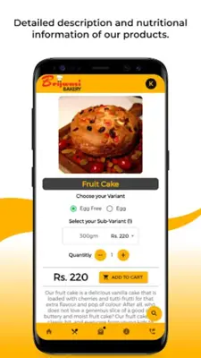 Brijwasi Bakery android App screenshot 3